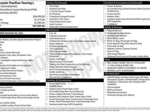 Used 2017 Chrysler Pacifica Touring-L FWD image 2