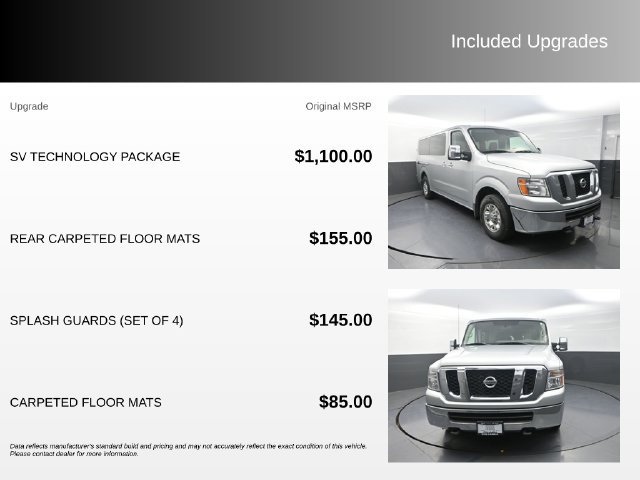 Used 2017 Nissan NV 3500 SV w/ SV Technology Package RWD image 4