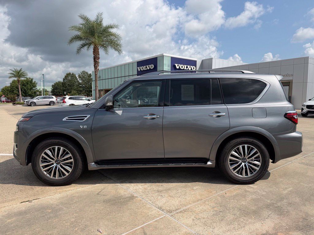 Used 2021 Nissan Armada SL w/ Captain's Chairs Package RWD image 2