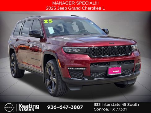 Used 2025 Jeep Grand Cherokee L Limited w/ Black Appearance Package AWD/4WD image 1