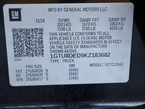 Used 2019 GMC Sierra 1500 SLT w/ SLT Premium Plus Package image 30