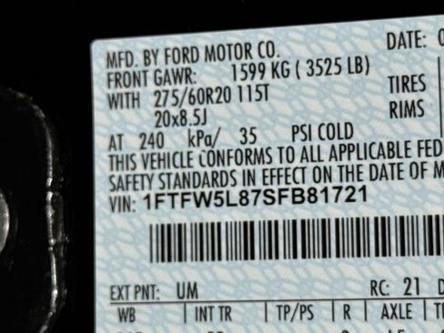 New 2025 Ford F150 Lariat w/ Equipment Group 502A High image 33