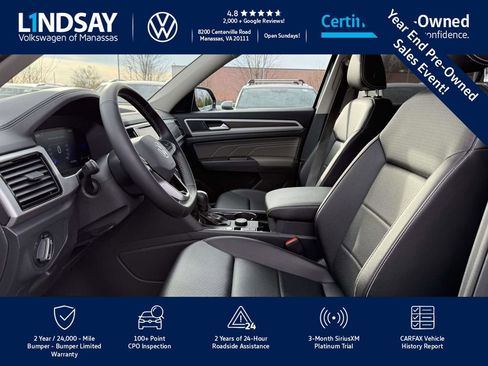 Certified 2022 Volkswagen Atlas SE w/ Panoramic Sunroof Package image 11