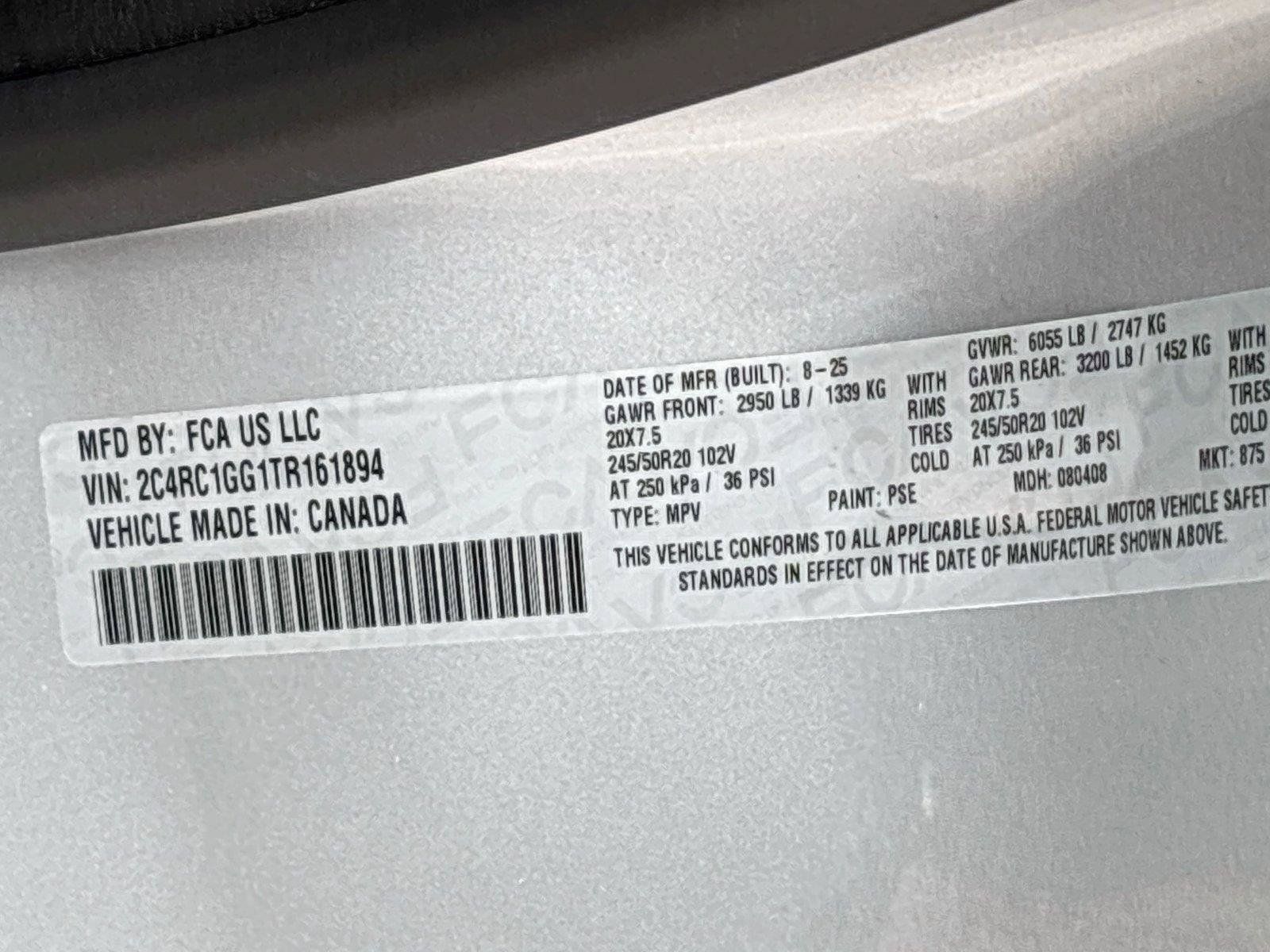 Certified 2026 Chrysler Pacifica Limited w/ S Appearance Package FWD image 24