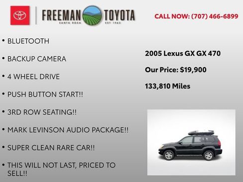Used 2005 Lexus GX 470 AWD/4WD image 8