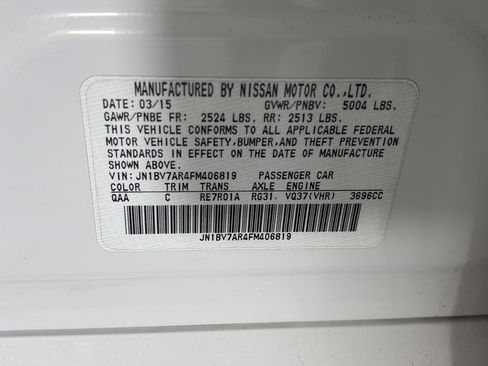 Used 2015 INFINITI Q50 Premium w/ Navigation Package image 9