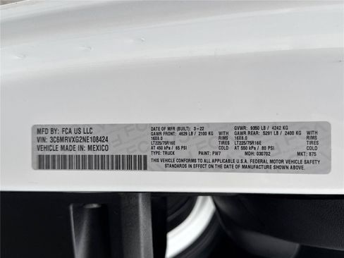 Used 2022 RAM ProMaster 3500 w/ Convenience Group FWD image 31