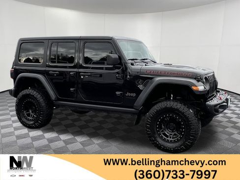 Used 2020 Jeep Wrangler Unlimited Rubicon w/ Steel Bumper Group image 1