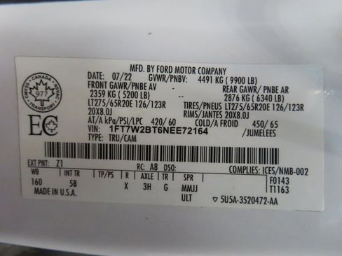 Used 2022 Ford F250 Lariat w/ Lariat Ultimate Package image 68