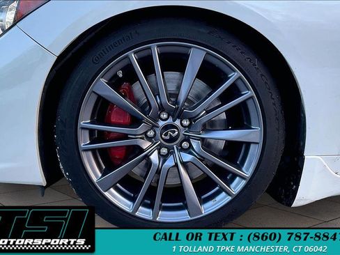 Used 2017 INFINITI Q50 Red Sport 400 image 8