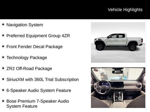 Certified 2026 Chevrolet Colorado ZR2 w/ Technology Package AWD/4WD image 27