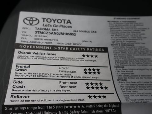 Used 2018 Toyota Tacoma SR5 AWD/4WD image 45