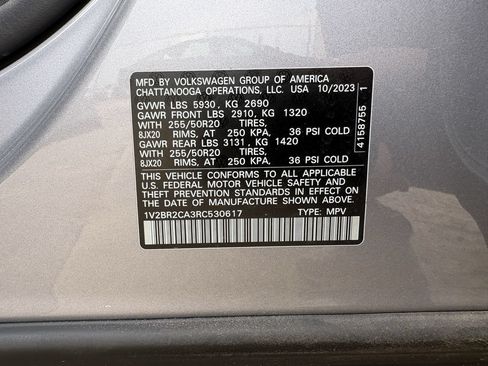 Used 2024 Volkswagen Atlas SEL AWD/4WD image 33