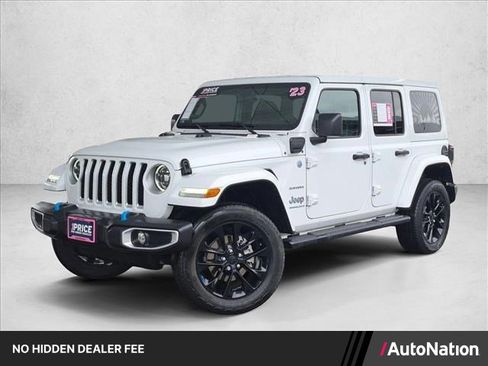 Used 2023 Jeep Wrangler Unlimited Sahara w/ Cold Weather Group AWD/4WD image 1