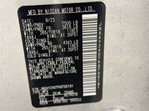 Used 2024 Nissan Armada SV w/ Cargo Package image 28