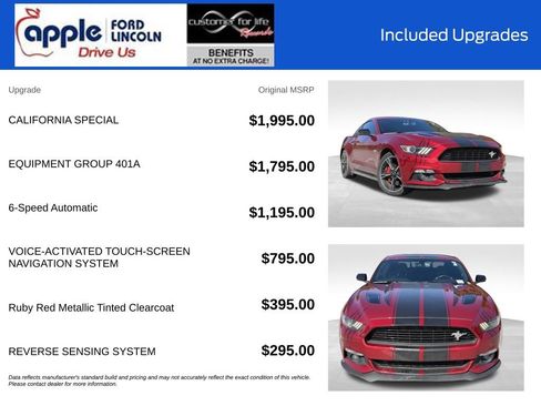 Used 2016 Ford Mustang GT Premium w/ Equipment Group 401A RWD image 4