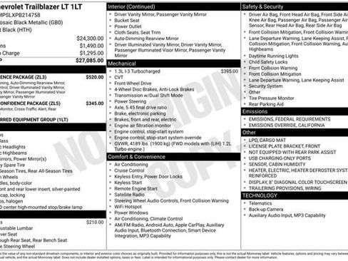 Used 2023 Chevrolet TrailBlazer LT w/ Convenience Package image 15