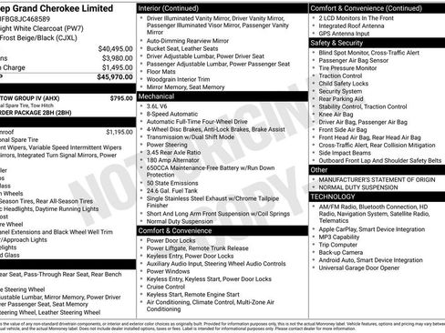 Used 2018 Jeep Grand Cherokee Limited w/ Trailer Tow Group IV image 28