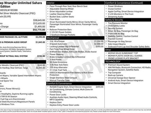 Used 2020 Jeep Wrangler Unlimited Sahara image 3