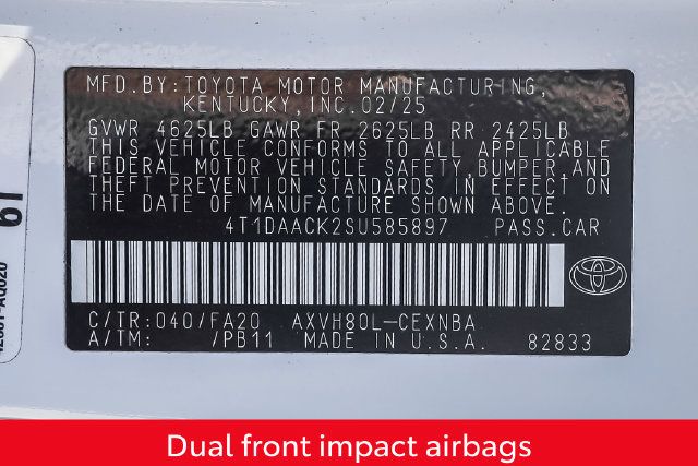 Used 2025 Toyota Camry LE FWD image 34