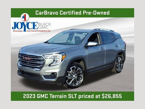 Certified 2023 GMC Terrain SLT w/ Tech Package AWD/4WD image 1