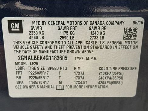 Used 2016 Chevrolet Equinox LS image 30