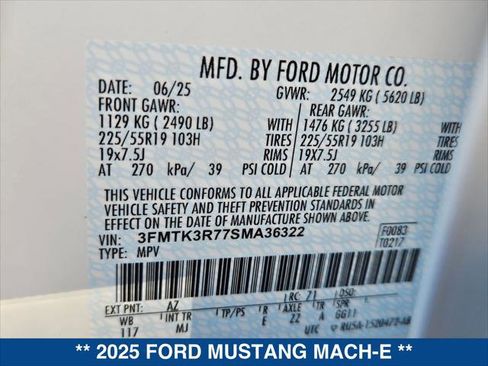 Certified 2025 Ford Mustang Mach-E Premium image 35
