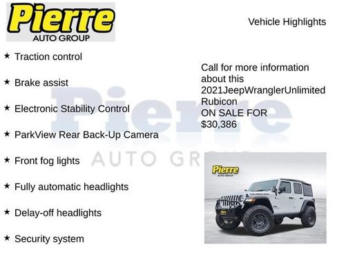 Used 2021 Jeep Wrangler Unlimited Rubicon AWD/4WD image 15
