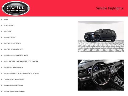 Used 2022 Jeep Grand Cherokee L Laredo AWD/4WD image 3