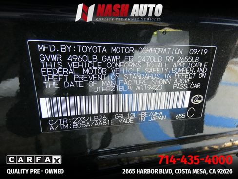 Used 2020 Lexus GS 350 F Sport image 80