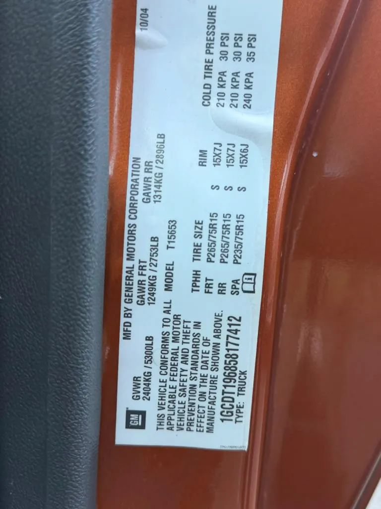 Used 2005 Chevrolet Colorado LS w/ Power Convenience Package AWD/4WD image 26