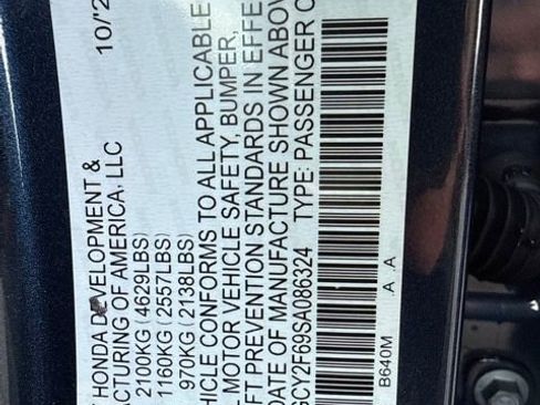 New 2025 Honda Accord EX-L image 16