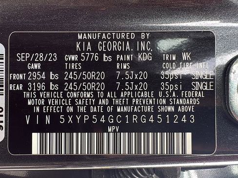 Used 2024 Kia Telluride SX FWD image 33