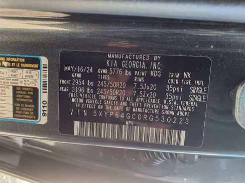 Used 2024 Kia Telluride S w/ S Sunroof Package FWD image 14