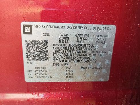 Used 2019 Chevrolet Equinox LT AWD/4WD image 9
