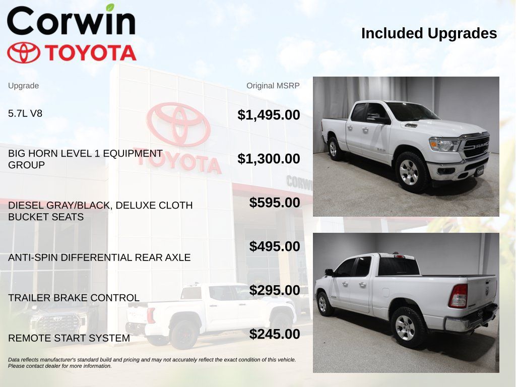 Used 2020 RAM 1500 Big Horn AWD/4WD image 4