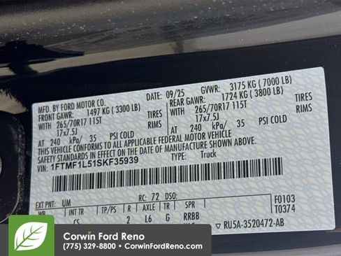 New 2025 Ford F150 XL w/ Equipment Group 103A High image 29