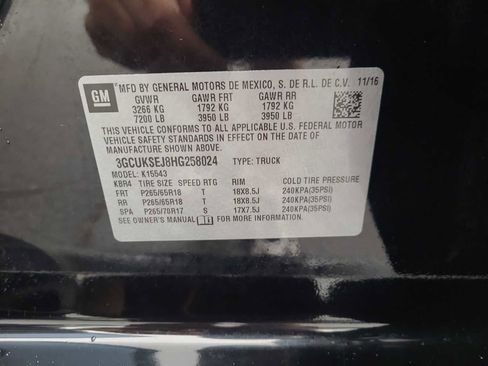 Used 2017 Chevrolet Silverado 1500 LTZ Z71 w/ LTZ Plus Package AWD/4WD image 29