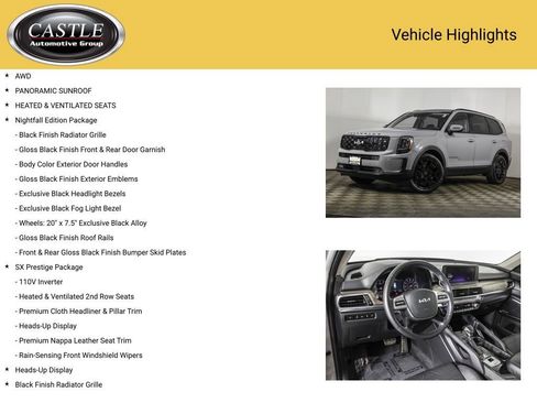 Used 2022 Kia Telluride SX w/ SX Prestige Package image 3