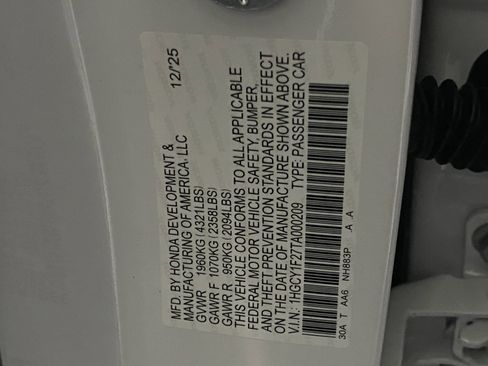 New 2026 Honda Accord LX image 19