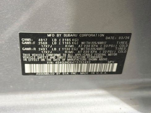 Used 2026 Subaru Crosstrek 2.5i Premium AWD/4WD image 37