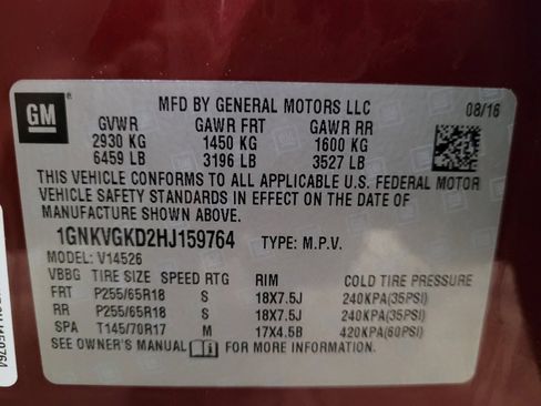Used 2017 Chevrolet Traverse LT AWD/4WD image 33