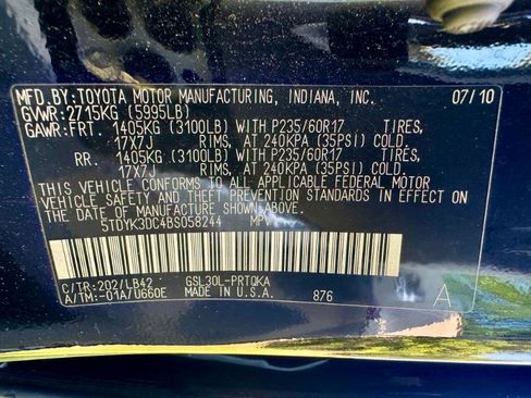 Used 2011 Toyota Sienna Limited image 14