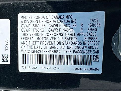 Used 2024 Honda Civic Sport image 29