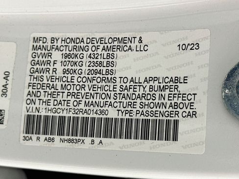 Used 2024 Honda Accord EX image 12