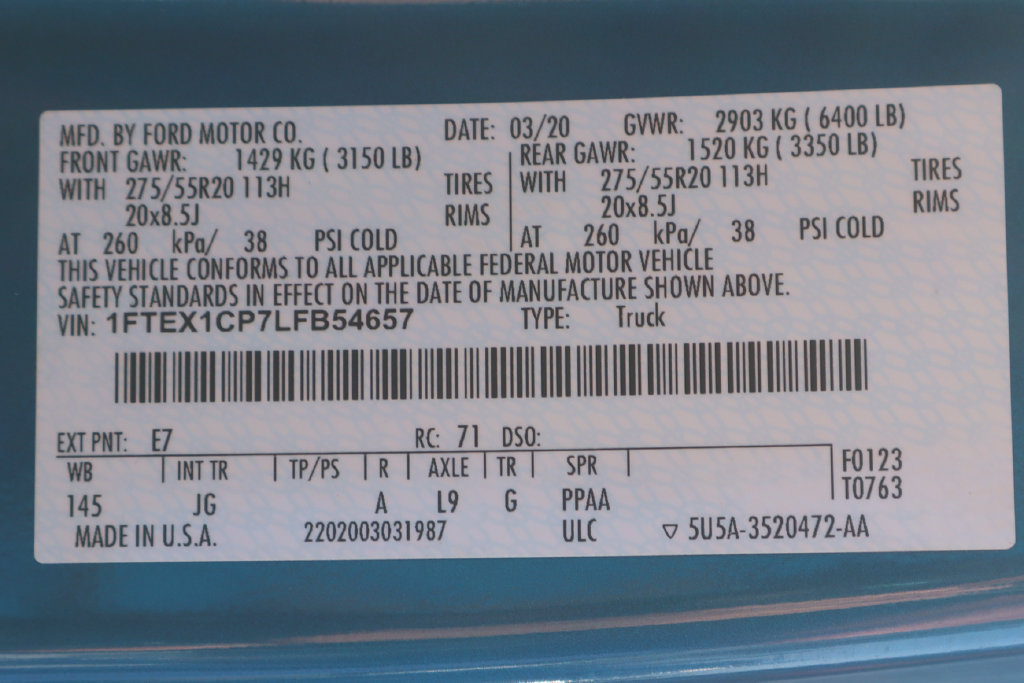 Used 2020 Ford F150 XL w/ Equipment Group 101A Mid RWD image 56