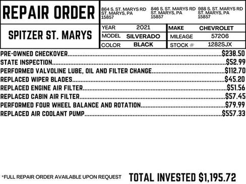 Used 2021 Chevrolet Silverado 1500 RST w/ Z71 Off-Road Package AWD/4WD image 2