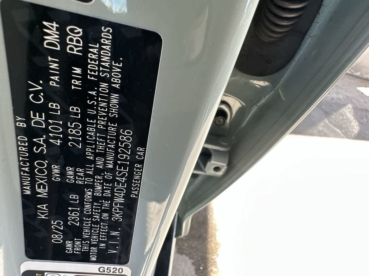 Used 2025 Kia K4 EX w/ GT-Line Sunroof Package FWD image 29