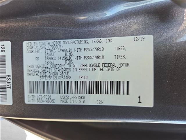 Certified 2020 Toyota Tundra SR5 RWD image 22