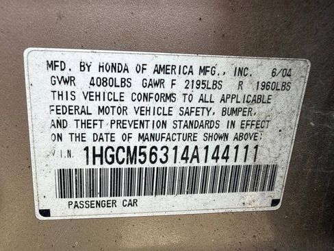 Used 2004 Honda Accord LX image 36